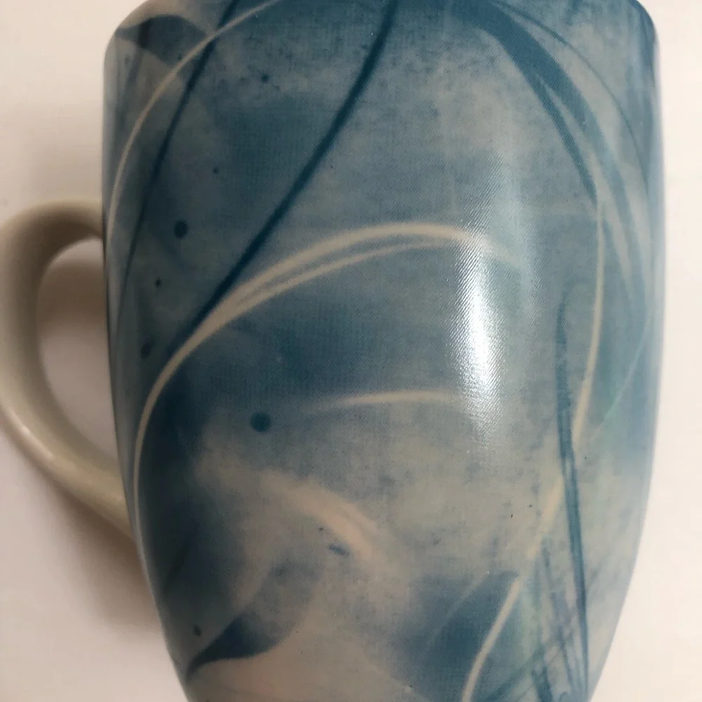 Grandpa Blue & White Large‎ Mug NWT